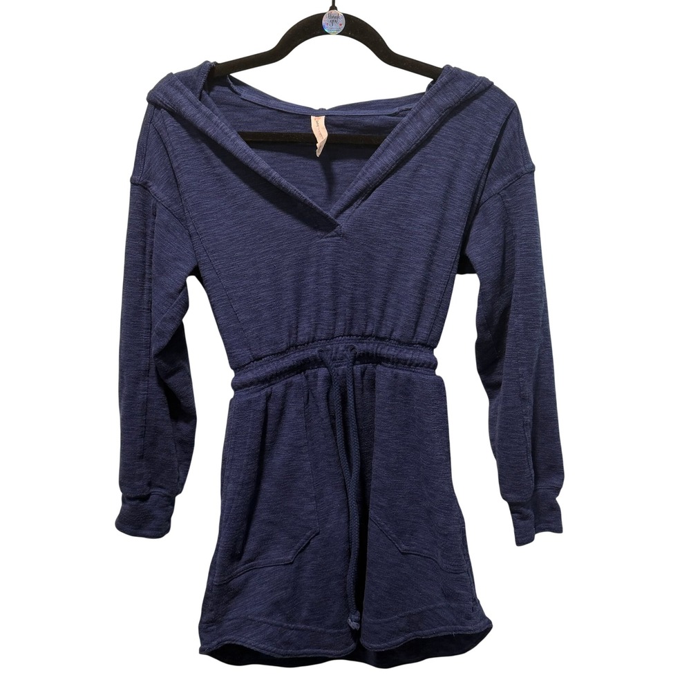 Anthropologie Daily Practice Afterglow Hooded Dress Comfy Athleisure Loungewear